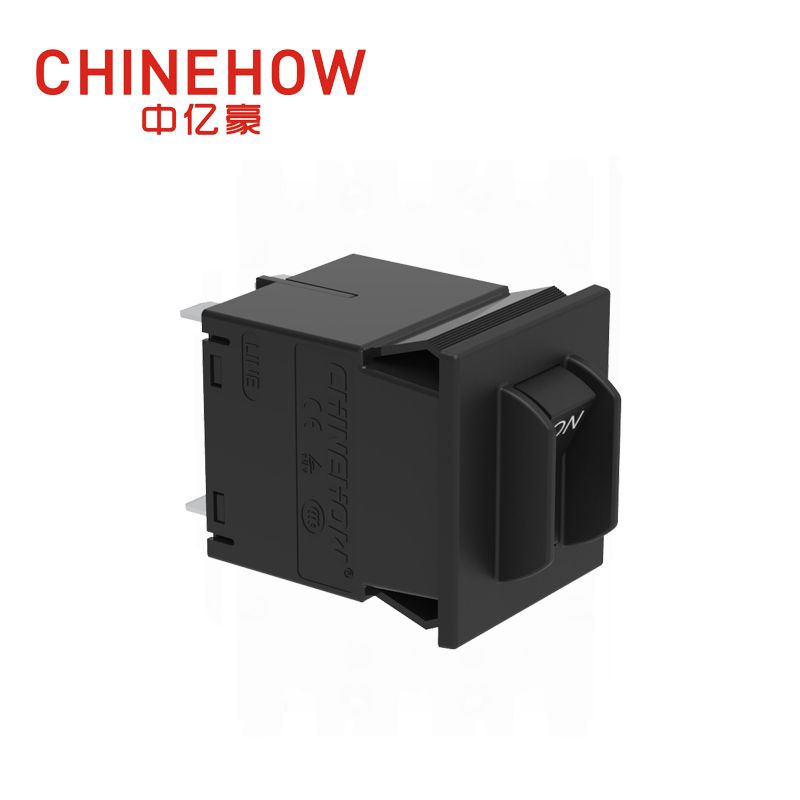 CVP-SM 液压式磁力断路器角摇杆带防护执行器带凸耳 (QC250) 2P 黑色