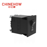 CVP-SM 液压磁力断路器角摇杆执行器，带 M4 螺钉母线 2P 黑色辅助开关